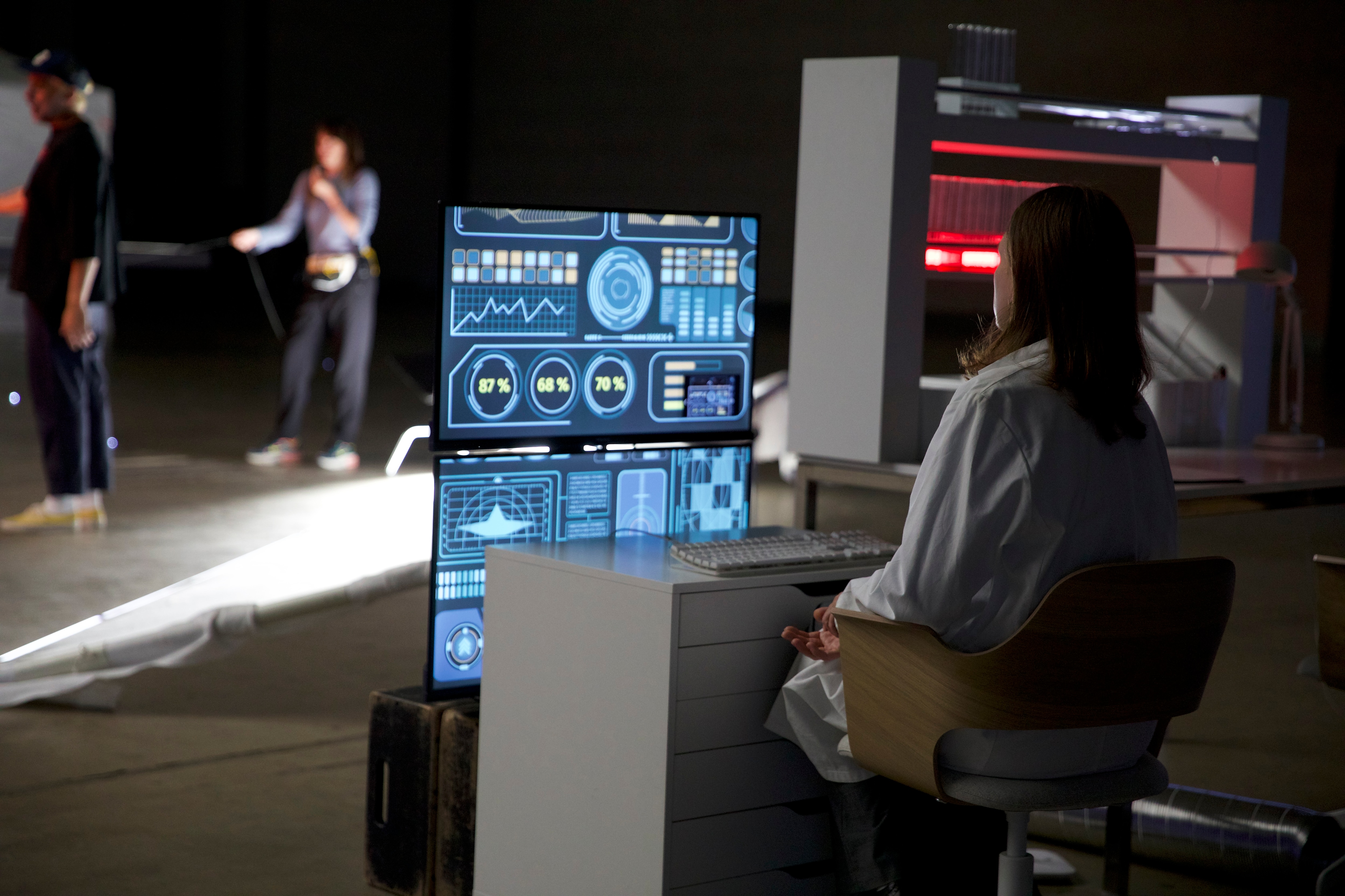 The 'UFO scene' backdrops were detailed but barely seen